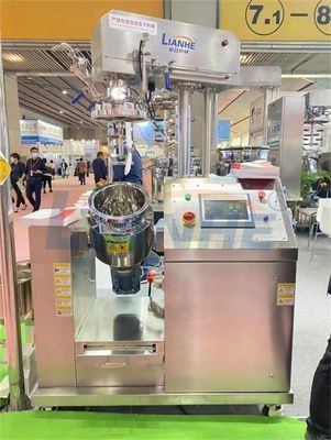 Carro armato d'emulsione dell'emulsionante di vuoto dell'omogeneizzatore del miscelatore 5L 10L del riscaldamento dell'alto laboratorio del taglio