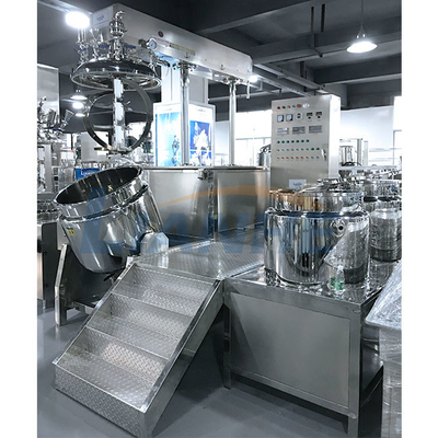 Alta ruspa spianatrice di parete dell'omogeneizzatore del taglio di vuoto del miscelatore crema cosmetico dell'emulsionante