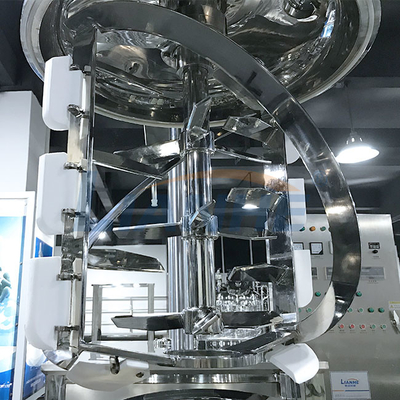 Alta ruspa spianatrice di parete dell'omogeneizzatore del taglio di vuoto del miscelatore crema cosmetico dell'emulsionante