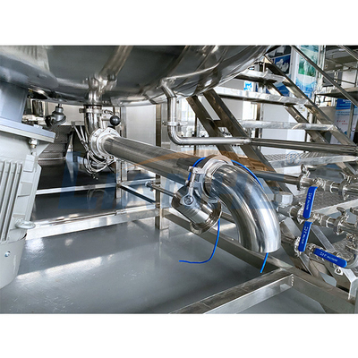 Macchina di fabbricazione detergente liquida dell'alto del taglio di SUS316L miscelatore dell'emulsionante con il riscaldamento e l'omogeneizzatore