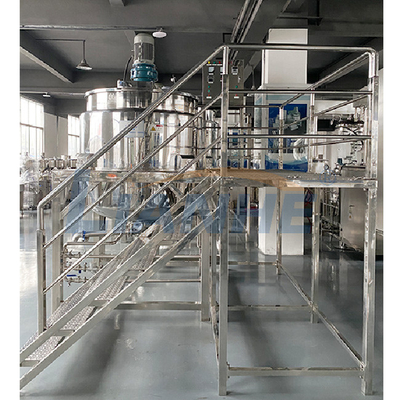 Macchina di fabbricazione detergente liquida dell'alto del taglio di SUS316L miscelatore dell'emulsionante con il riscaldamento e l'omogeneizzatore