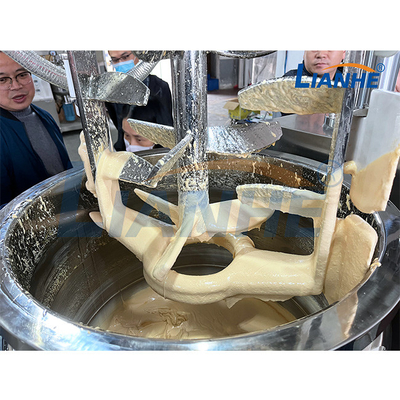 Emulsionante d'omogeneizzazione della lozione del miscelatore di vuoto di SUS316L che fa carro armato mescolantesi cosmetico