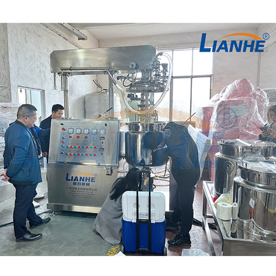 Emulsionante d'omogeneizzazione della lozione del miscelatore di vuoto di SUS316L che fa carro armato mescolantesi cosmetico