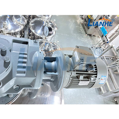 Carro armato cosmetico di miscelazione dell'unguento del miscelatore dell'emulsionante di vuoto del riscaldamento di vapore con l'agitatore