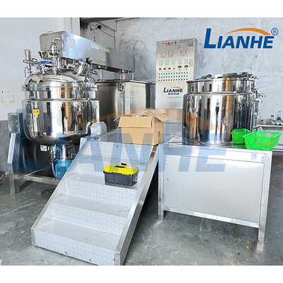 Attrezzatura di riscaldamento elettrica della lozione della tintura per capelli dell'omogeneizzatore del miscelatore dell'emulsionante di vuoto