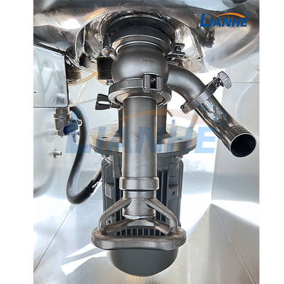 carro armato di miscelazione di industriale del miscelatore dell'emulsionante di vuoto 50L con il sistema di sollevamento di Hydraylic