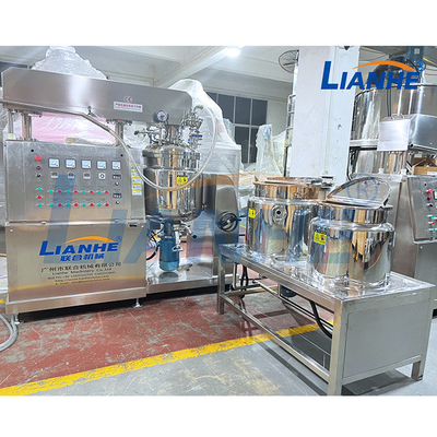 carro armato di miscelazione di industriale del miscelatore dell'emulsionante di vuoto 50L con il sistema di sollevamento di Hydraylic