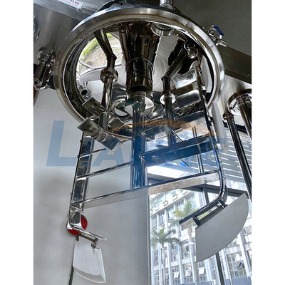 Fabbricazione farmaceutica del miscelatore dell'emulsionante di vuoto di SUS316L con la ruspa spianatrice