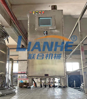 miscelatore d'emulsione di vuoto 3000L con la crema cosmetica delle cellule di carico che fa macchina