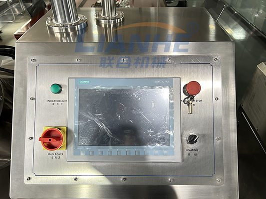 Macchina di sollevamento idraulica del miscelatore della crema dell'omogeneizzatore di vuoto di controllo dello SpA da 20 litri