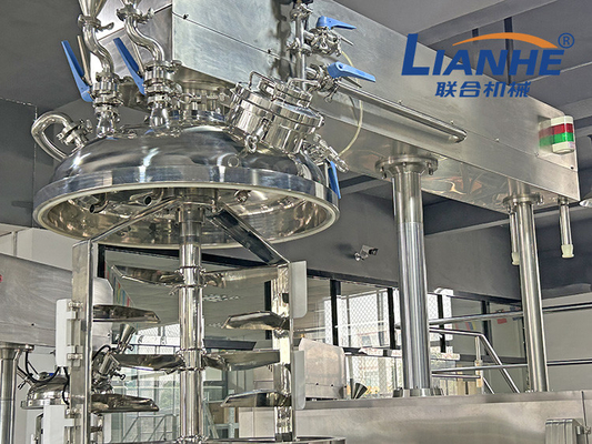 macchina interna ed esterna di 300L di circolazione di vuoto dell'omogeneizzatore della crema del miscelatore