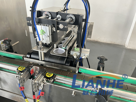 Tappatrice detergente del materiale da otturazione del pistone del barattolo della crema dello sciampo automatico