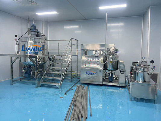 La linea di produzione dei cosmetici miscelatore omogeneo dello sciampo incolla la macchina d'emulsione crema
