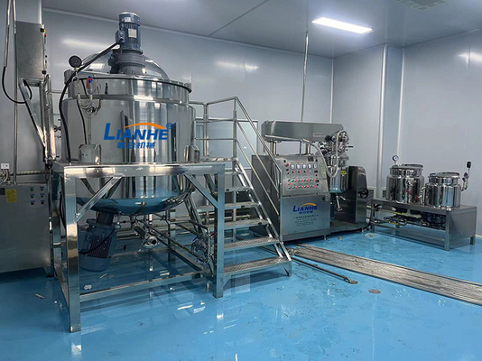 La linea di produzione dei cosmetici miscelatore omogeneo dello sciampo incolla la macchina d'emulsione crema