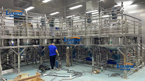 Miscelatori detergenti mescolantesi dello sciampo del sapone liquido del carro armato della lozione crema facciale del corpo