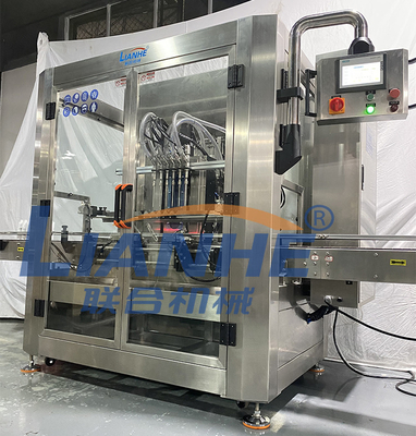 Lo SpA 12 dota la linea d'un polverizzatore d'etichettatura di coperchiamento di rifornimento della macchina del sapone liquido della doccia della lozione automatica del gel