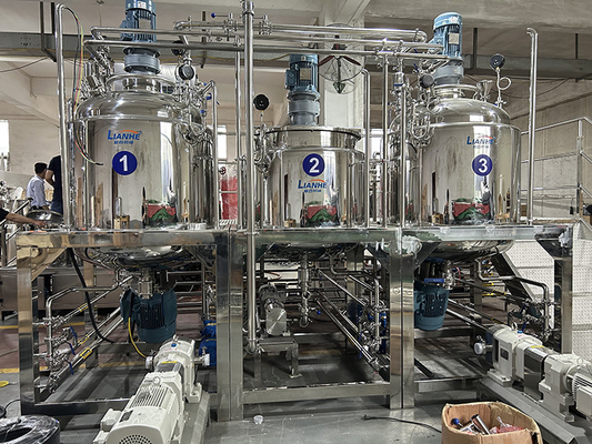 Macchina d'emulsione d'omogeneizzazione della lozione del miscelatore dell'emulsionante di vuoto dell'alto taglio