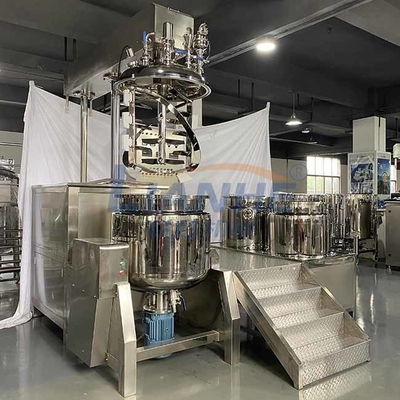 impastatrice crema cosmetica 5.5KW SUS304, omogeneizzatore durevole del miscelatore sottovuoto