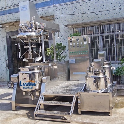 Crema cosmetica del riscaldamento di vapore di SUS316L che fa il miscelatore 250L della macchina