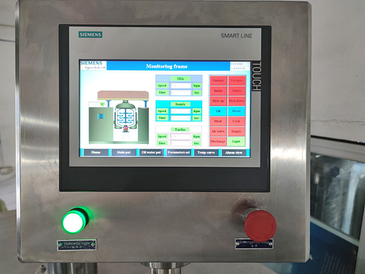 1 ascensore idraulico della macchina del miscelatore di Ton Double Cylinder Vacuum Emulsifier