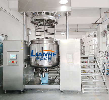 1 ascensore idraulico della macchina del miscelatore di Ton Double Cylinder Vacuum Emulsifier