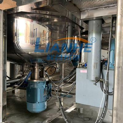 Miscelatore di grande viscosità 1 Ton Electric Heating dell'emulsionante di vuoto di TUV