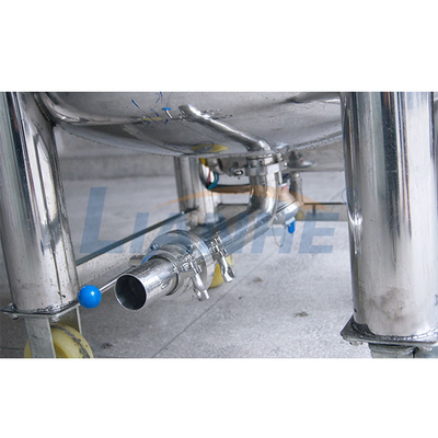 Riscaldamento del miscelatore dell'emulsionante dell'omogeneizzatore del prodotto disinfettante di 1.5KW 200L rivestito