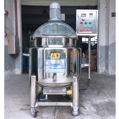 Riscaldamento del miscelatore dell'emulsionante dell'omogeneizzatore del prodotto disinfettante di 1.5KW 200L rivestito