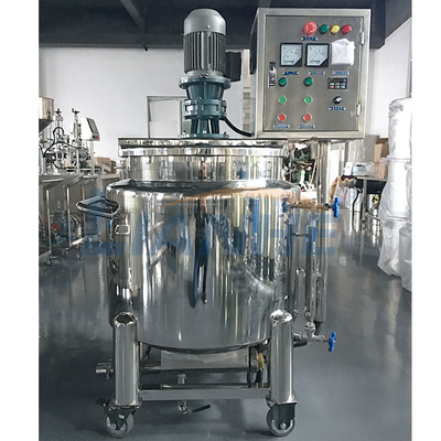 omogeneizzatore del miscelatore di vuoto di 100L ABB, macchina di fabbricazione liquida di lavatura dei piatti del vapore
