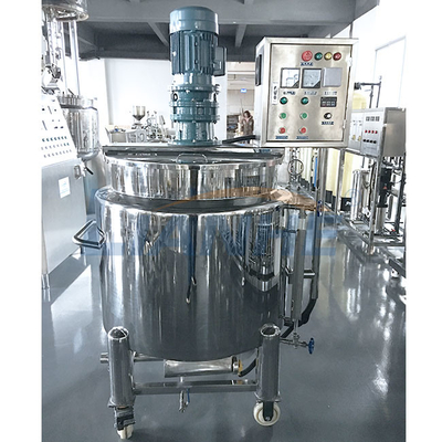 omogeneizzatore del miscelatore di vuoto di 100L ABB, macchina di fabbricazione liquida di lavatura dei piatti del vapore