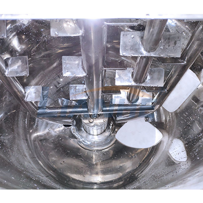 Attrezzatura di produzione del prodotto disinfettante della mano 1.5KW, miscelatore dell'omogeneizzatore di 2 rivestimenti per i cosmetici