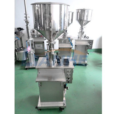 Macchina di rifornimento automatica della pasta dei semi verticali del pistone, macchina liquida antiruggine del riempitore