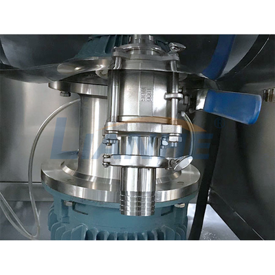 tipo di sollevamento idraulico dell'alto del taglio di vuoto 100L miscelatore dell'emulsionante inossidabile