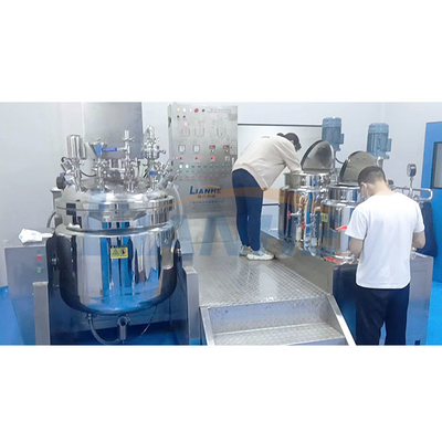 macchina d'emulsione del miscelatore dell'alto del taglio 200L di miscelazione del carro armato unguento crema cosmetico di vuoto