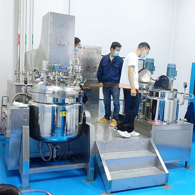 macchina d'emulsione del miscelatore dell'alto del taglio 200L di miscelazione del carro armato unguento crema cosmetico di vuoto
