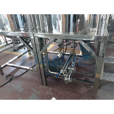 3 strati della lozione dell'omogeneizzatore del miscelatore dell'emulsionante con il sistema di circolazione