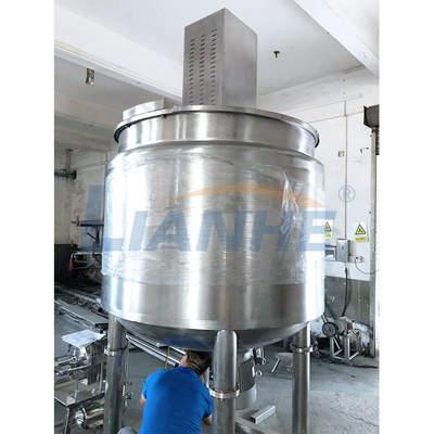 Macchina detergente della miscela di GMP 7.5KW, attrezzatura cosmetica anticorrosiva del miscelatore