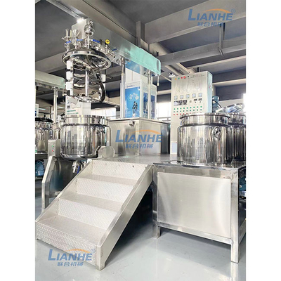 Controllo cosmetico del bottone della macchina 300L del miscelatore dell'emulsionante del taglio di SUS316L alto
