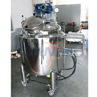 Tipo sigillato carri armati mescolantesi di acciaio inossidabile di 500L, attrezzatura mescolantesi cosmetica mobile