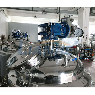 Tipo sigillato carri armati mescolantesi di acciaio inossidabile di 500L, attrezzatura mescolantesi cosmetica mobile