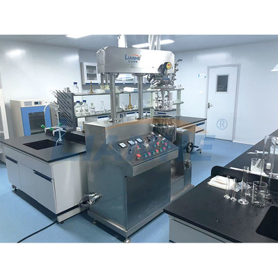 3 strati del laboratorio dell'emulsione della macchina del miscelatore per il materiale crema di 10L SUS316L